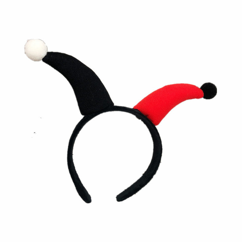 Wholesale Cute Mini Clown Hair Hoop Exaggerated Halloween Party Devil Selfie Little Bull Horn Headband